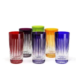6 chopes cristal couleur timeless