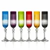 6 flûtes à champagne couleur Tradition