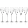 6 flûtes cristal artisanal prestige t.m