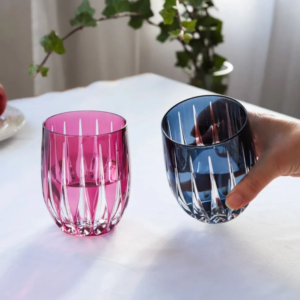 2 gobelets à eau Berenice rose