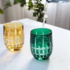 2 gobelets à Whisky hollywood jaune