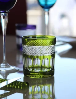 6 gobelets cristal couleur mireille