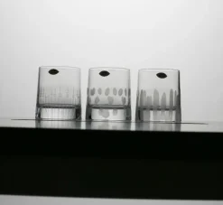 6 gobelets vérone verres whisky cristal