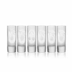 6 verres à liqueur cristal