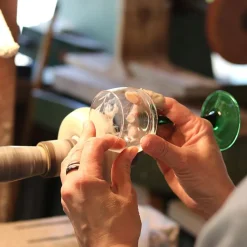 6 verres bas alsace taillés t.s