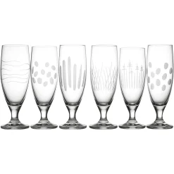 6 verres biere cristal imperial