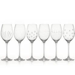 6 verres cristal vin rouge maturo