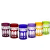 6 verres thé cristal couleur mireille