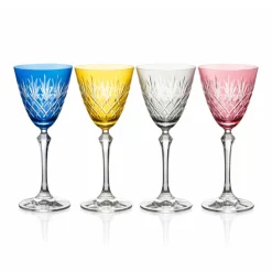 4 verres vin couleur Royal