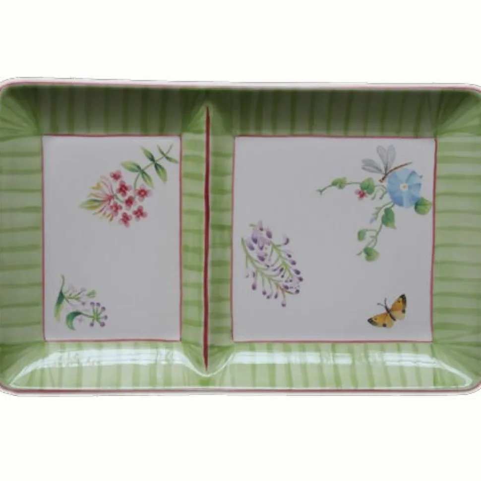 Assiette chaud/froid vent de fleurs