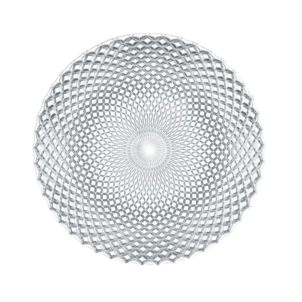 Assiette cristal rumba