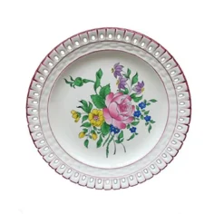 Assiette gateau reverbere fin