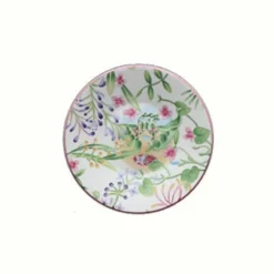 Assiette pain vent de fleurs lunéville