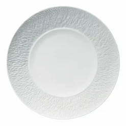 Assiette plate à aile gravée 29 cm Minéral Raynaud