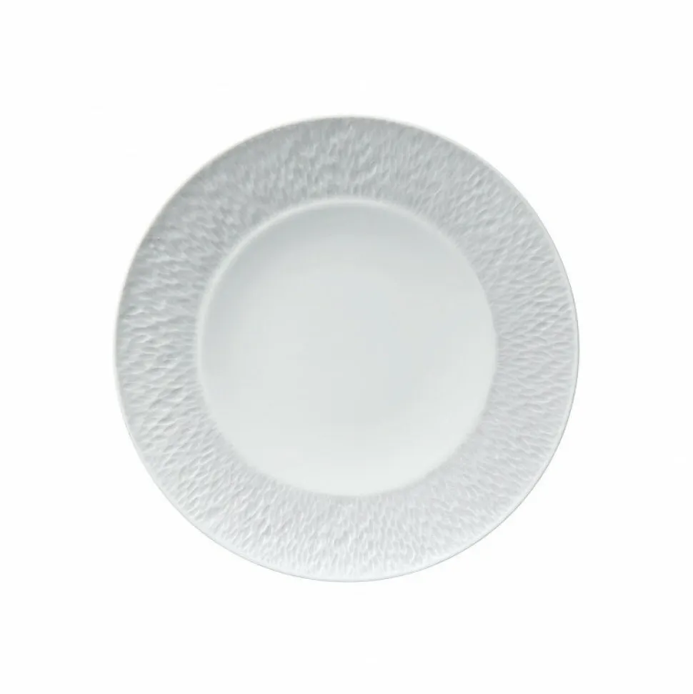 Assiette plate à aile gravée 22 cm Minéral Raynaud