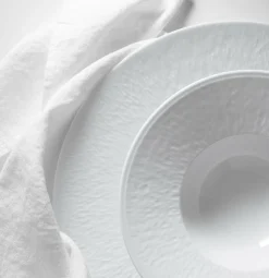 Assiette plate à aile gravée 22 cm Minéral Raynaud