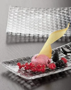 Assiette rectangulaire bossa nova