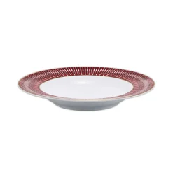 Assiettes creuses Arcadia Rouge Baccarat x2