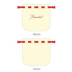 Bague croisé cristal bleu baccarat