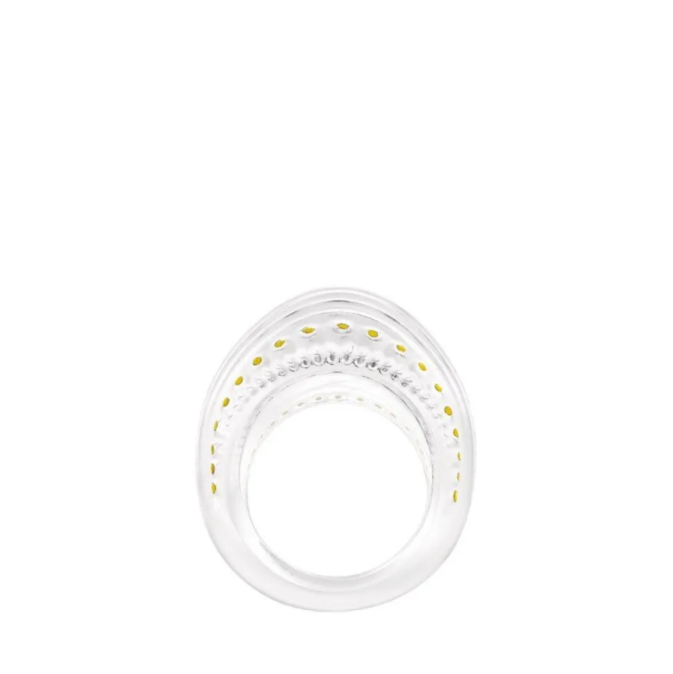 Bague icône blanche lalique