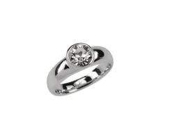 Bague solitaire cristaux swarovski®