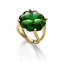 Bague trèfle baccarat