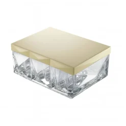 Boîte louxor noir & ivoire Baccarat