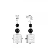 Boucles d’oreilles aréthuse argent lalique