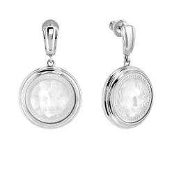 Boucles d’oreilles aréthuse rond Lalique
