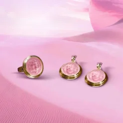 Boucles d’oreilles aréthuse rond Lalique