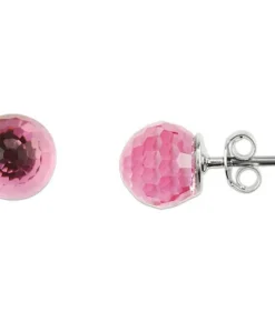 Boucles d’oreilles boule cristal
