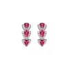 Boucles d’oreilles cristal rose Majesté