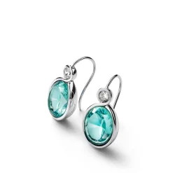 Boucles d’oreilles croisé argent baccarat