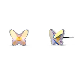Boucles d’oreilles papillon irisé cristaux swarovski®