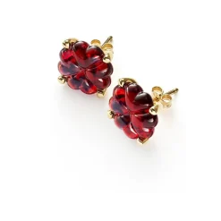 Boucles d’oreilles trèfle baccarat