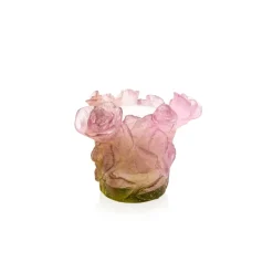 Bougie roses passion rose daum pm