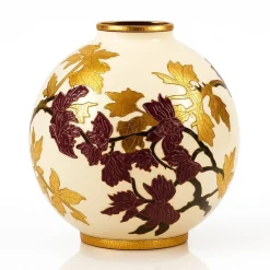 Boule coloniale à l’ombre des fleurs Émaux de Longwy