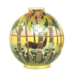 Boule coloniale Chasse Gardée Carlo Maiolini & Émaux de Longwy