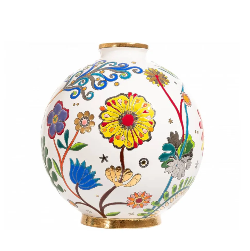 Boule coloniale Extravaganza Émaux de Longwy