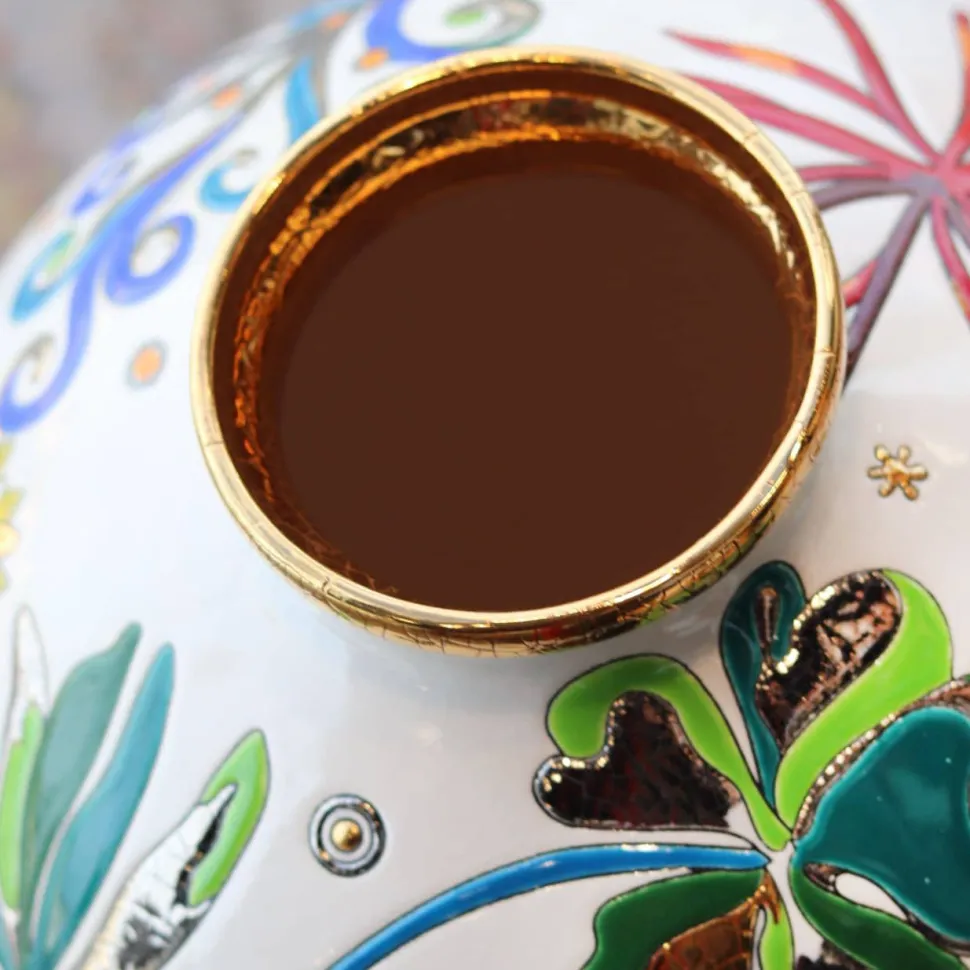 Boule coloniale Extravaganza Émaux de Longwy