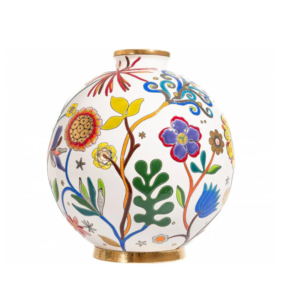 Boule coloniale Extravaganza Émaux de Longwy