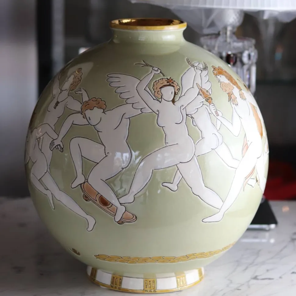 Boule coloniale Gymnasium Émaux de Longwy