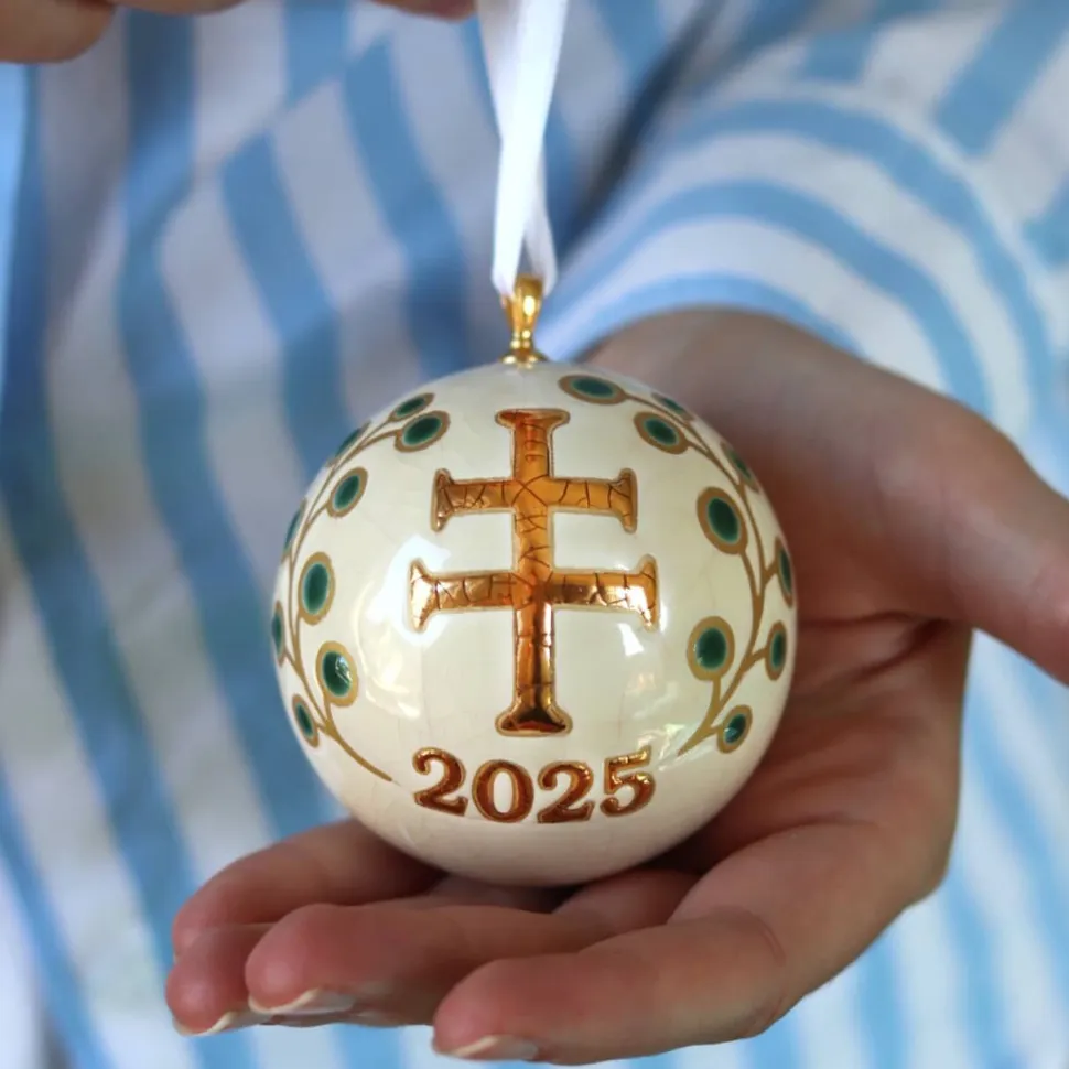 Boule de Noël Croix de Lorraine 2025 Vessière X Longwy