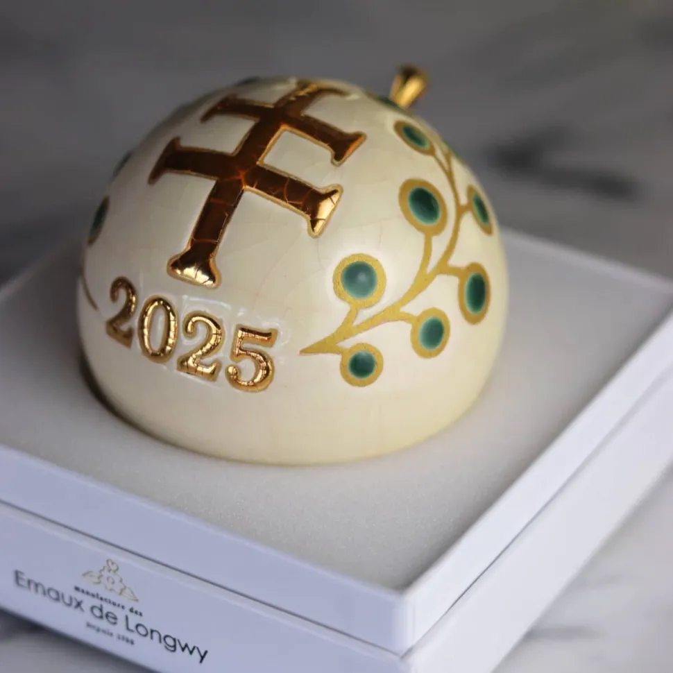 Boule de Noël Croix de Lorraine 2025 Vessière X Longwy