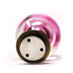 Boule d’escalier cristal rose