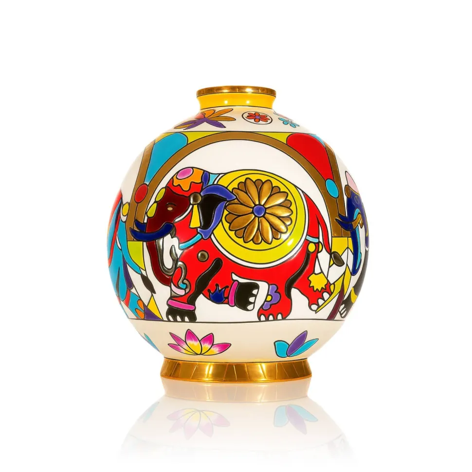 Boule midi Pendjab Émaux de Longwy