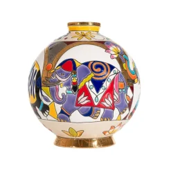 Boule midi Pendjab Émaux de Longwy