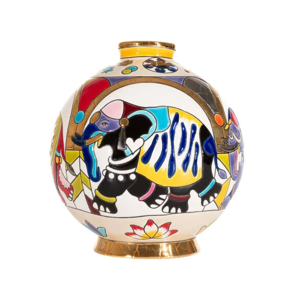 Boule midi Pendjab Émaux de Longwy