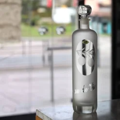 Bouteille eau de vie taillé