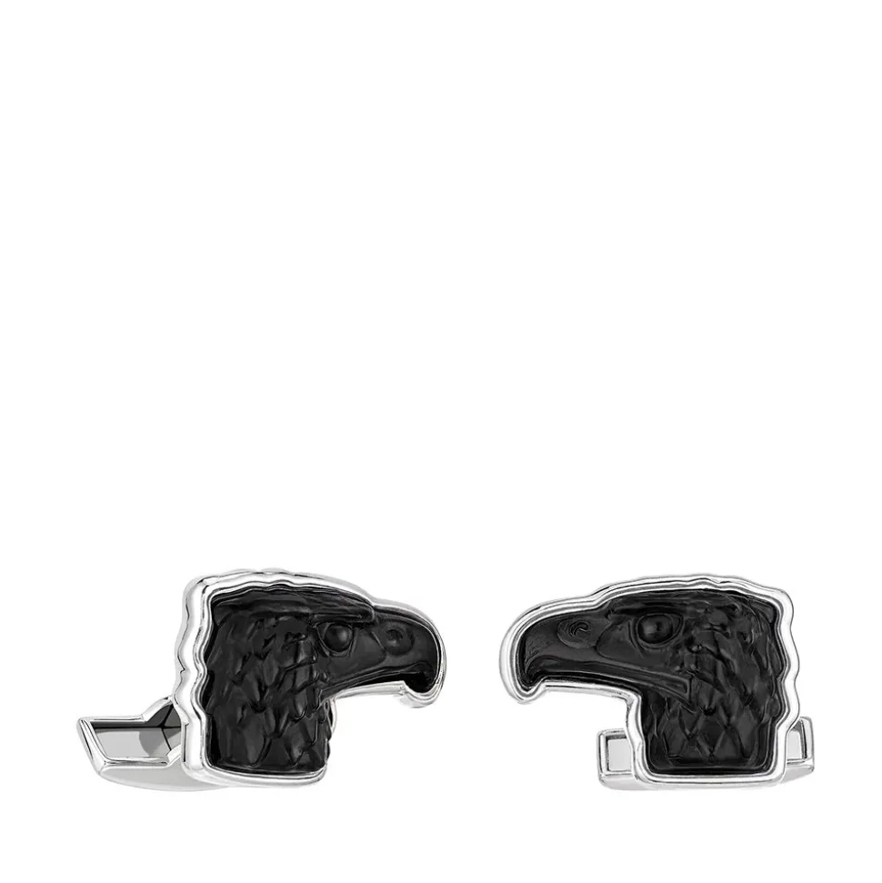 Boutons manchettes aigle lalique